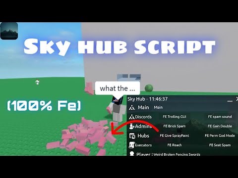 [ Fe ] Trolling script: SkyHub: Brick spam | Codex/Arceus X/ Delta X/ Fluxus executor