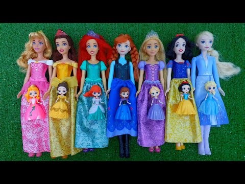 Elsa Doll Dress Transformation ~ DIY Miniature Ideas for Barbie~ Wig, Dress, Faceup, and More! Dolls
