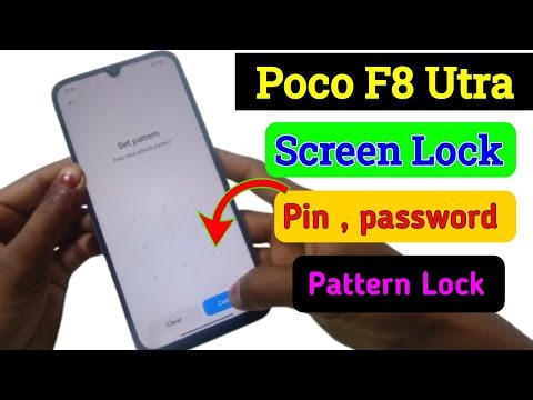 Poco F8 Ultra me Screen Lock kaise lagaye 🔒 | Pin, Password & Pattern Lock Full Guide