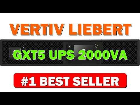 Vertiv Liebert GXT5 UPS 2000VA/1800W 120V, Online Double Conversion, 2U Rack/Tower, - B07ST7F34M