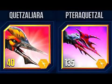 QUETZALJARA VS PTERAQUETZAL & CODE 19 & PVP | JURASSIC WORLD THE GAME