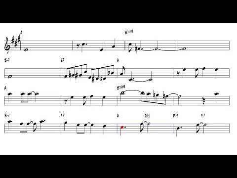 Take the A Train Billy Strayhorn Alto Sax