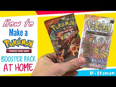 How to Make a Pokemon Booster Pack!