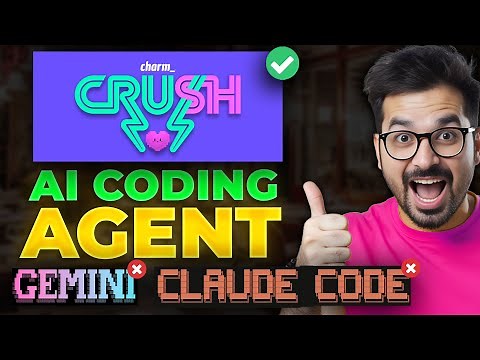 Charm Crush CLI — Stunning AI Coding Agent for Terminal (Gemini CLI & Claude Code Alternative)