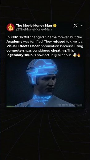 Why TRON (1982) Was Actually Banned From The Oscars #movietrivia