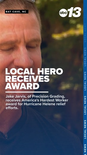 147K views · 4.6K reactions | The community honored what many call a local hero who goes above and beyond for Western North Carolina Hurricane Helene victims. Click the link to read more: https://bit.ly/46rqaok | WLOS ABC 13 | Facebook