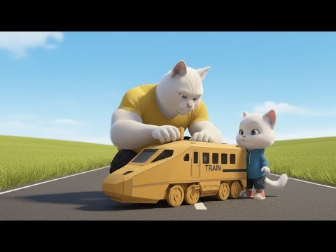 They Called His Cardboard Bullet Train ‘Stupid’ — The Final Scene Proved Them Wrong | Ai Cat Story
