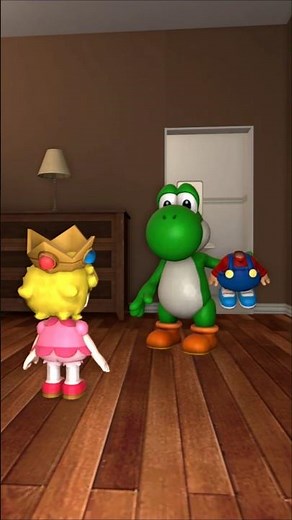 Yoshi eats Baby Mario