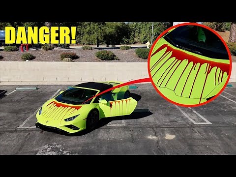 If you ever see this Lamborghini with BLOOD all over it, Drive away fast! (It's not Safe)