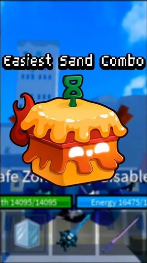 Most insane sand fruit combo for mobile Players #bloxfruits #roblox #combo #sand #tutorial