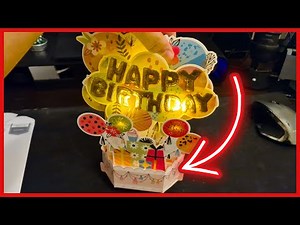Hallmark Paper Wonder Musical Pop Up Birthday Card (Mylar Balloon, Plays Happy Birthday) REVIEW