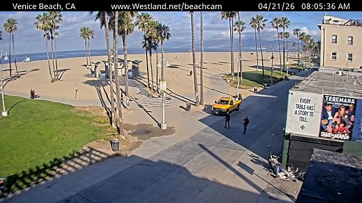BEACH CAM - Live streaming webcam from Venice Beach, California