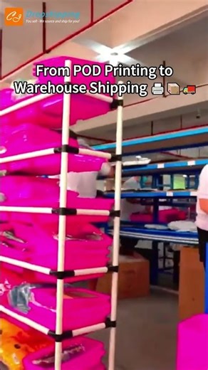 That's how POD order gets started here. #cjdropshipping #onlinebusiness