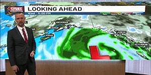 Snow moves into Southcentral Thursday, with heavy activity on the Kenai
