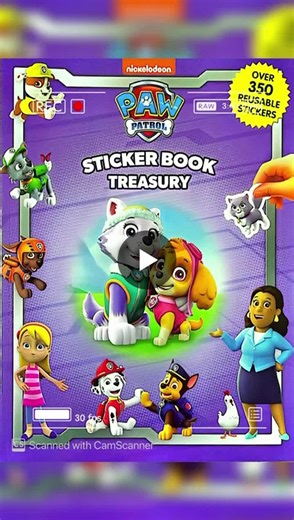 The PAW Patrol Sticker Book Treasury features over 350 stickers with Skye, Everest, Marshall, and the rest of the PAW Patrol team. Kids can engage in fun activities, decorate scenes from the show… | Vivian Nguyen