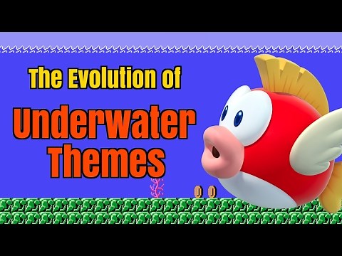 Every Super Mario Bros Underwater Theme | Evolution of Mario Music