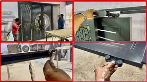 485K views · 3.3K reactions | स्लाइडिंग फोल्डिंग गेट बनाने का सही तरीका #स्लाइडिंगगेट #foldinggate #aonesteelfabrication | A One steel fabrication | Facebook