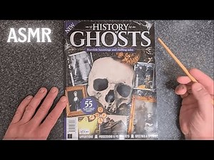 Whispered ASMR | Relaxing Magazine Tracing & Page Turning Sounds