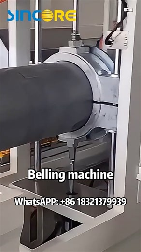 SINCORE Belling machine #pipe #socket #forming