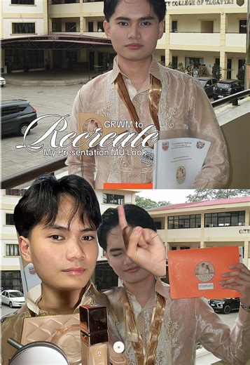 Recreating my makeup look from 2025 💗 - - - Products Used: @Bench Fix - Hair Clay Doh @SKINTIFICPH - Facial Mist @Owners of Barefaced - Tinted Sunscreen @GRWM Cosmetics - Skin Illuminator, Concealer, Eyeshadow, & Eyebrow Gel @Issy Cosmetics - Eyebrow Pen, Mascara, & Velvet Inserts @Colourette Cosmetics - Setting Powder @Lovely Causemetics - Setting Spray & Powder Bronzer #beauty#mensmakeup#grwm