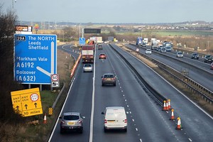 M1 crash near Sheffield junction 30 causes four miles of traffic tailbacks