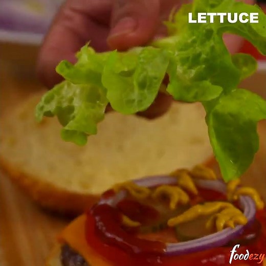 Home Made Tasty Cheese Burger ! Easy to make Burger ! Foodezy