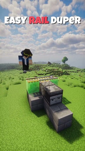 Easy Rail Duper in Minecraft