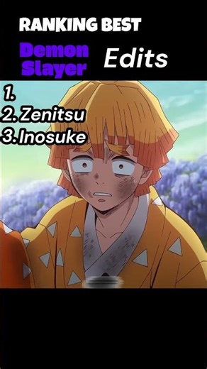 Ranking Top 3 Demon Slayer Edits 🔥 #demonslayer #anime #shorts