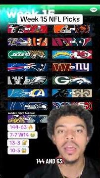 Week 15 NFL Picks 🔥