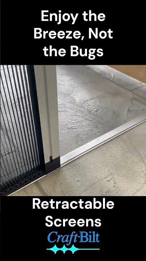 Retractable Screens for doors, backyard, porch #diy