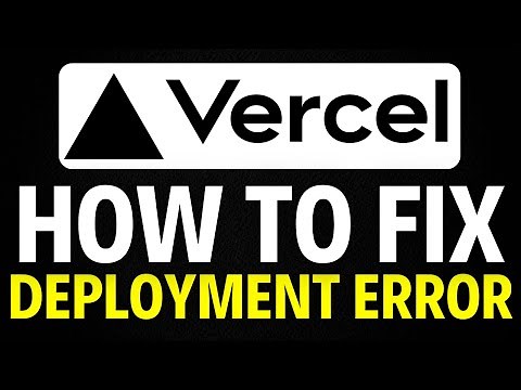 How To Fix Vercel Deployment Error (2025)