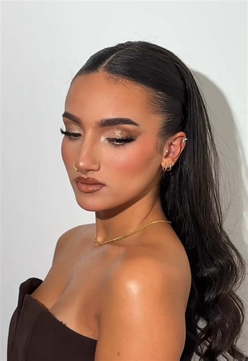 Love this glam 😍 #bride #lyon #makeupartist