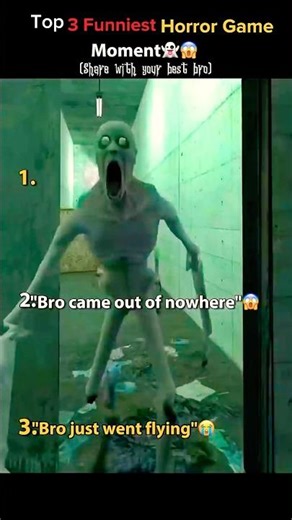 Top 3 Funniest Horror Game Moments 💀 (Bro just went flying 😭)