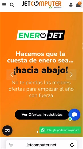 Jet Computer I Tecnología Reacondicionada♻️ on Instagram: "🚨 ENEROJET YA ESTÁ AQUÍ 🚨 Enero es el mes de empezar bien… y hacerlo con el equipo que realmente necesitas 💻 🔥 Packs de ofertas pensados para: 🎓 Estudiantes 💼 Trabajo diario 🏠 Escritorio en casa ✔ Tecnología reacondicionada ✔ Rendimiento garantizado ✔ Precios de enero (por tiempo limitado) 👉 No lo pienses 👉 Entra ahora en jetcomputer.net y elige tu pack: https://www.jetcomputer.net/enerojet&utm_source=meta&utm_medium=video&utm_c
