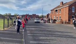 106K views · 2.5K reactions | A cavalcade marking the Ballymurphy Inquest findings today moves along Springhill Avenue earlier this evening | Belfast Live | Facebook