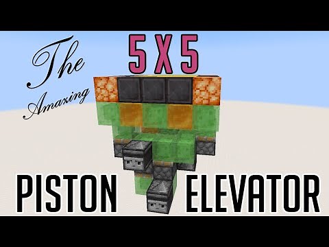 Minecraft 5x5 Elevator Made EASY