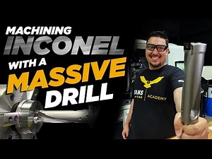 Drilling Inconel with a Massive 2.0 Dia Kennametal Drill - Vlog#44