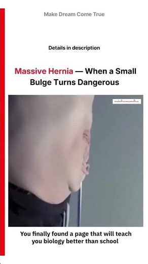 🫄Massive Hernia — When a Small Bulge ⚠️ Turns Dangerous 🩺 | MDCT