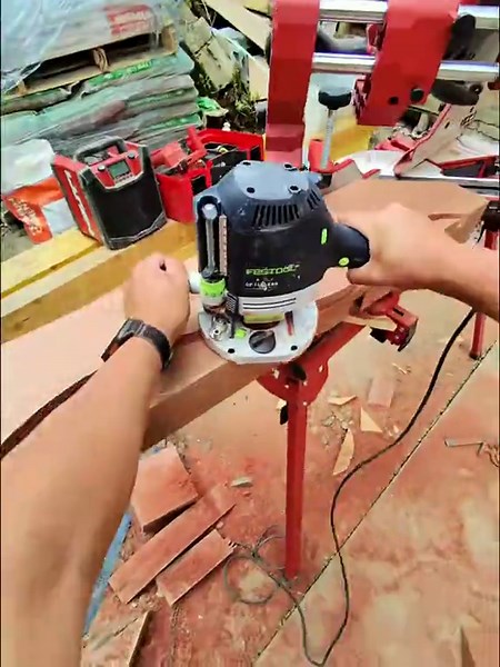 Turning Hardwood Into Gallow Brackets And Installing Them. Part 2🫡 #carpentry #site #construction #builder