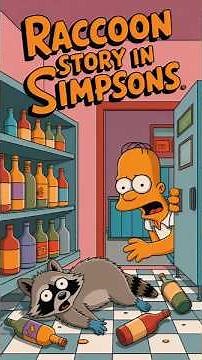 REAL RACCOON STORY BY SIMPONS #thesimpsons