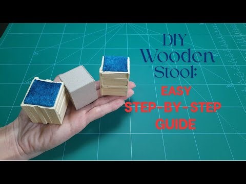 Building a Simple Handmade Wood Stool | Beginner-Friendly DIY Project\r\r\r