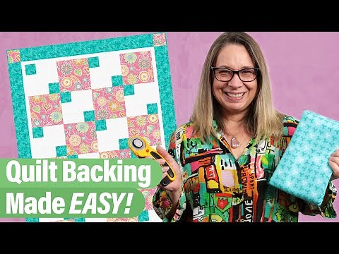 How to Coordinate and Cut a Quilt Backing for 3-Yard Quilts!