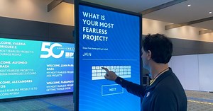 Touchscreen APP Engages Guests to Interact at Annual Conference by TLC Creative Technology