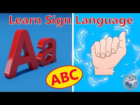 Learn ABC Sign Language - Easy Sign Language for Beginners - Teaching ASL Alphabet for kids |CAD LMA