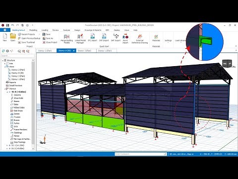 Protastructure 2022 Tutorial: How to Insert Side Cladding Support in Your Building Design