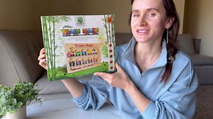 Panda Brothers Magnetic Color and Number Maze with Long Pen Handle, Color Learning Busy Board for Kids, Wooden Montessori, Fine Motor Skills and Educational Toys, Magnetic Maze Toys for Toddlers 1-3