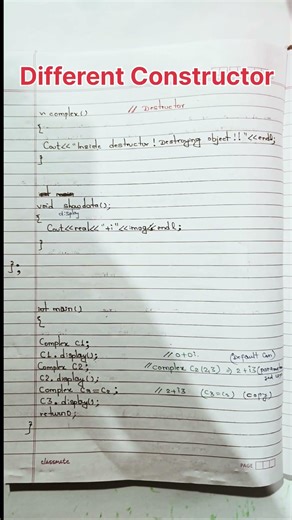 #Program with different types of Constructors/Default /Parameterized //Copy constructor