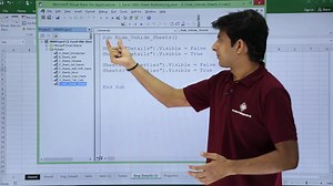 Excel VBA - Hide & Unhide Sheets Lecture no 35 Of Excel VBA Course 📢 #msexceltraining #VBA #excelvba #msexcel #msoffice #exceltutorial #Excel | A1 Star Institute