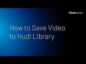 How to Save Video to Hudl Library • Wyscout