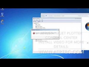 ATPJET Inkjet Plotter control center install video